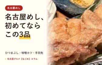 名古屋めし 初めてなら3品(名古屋グルメ【なごめ】コラム)